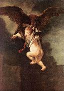 REMBRANDT Harmenszoon van Rijn Rape of Ganymede dh Norge oil painting reproduction